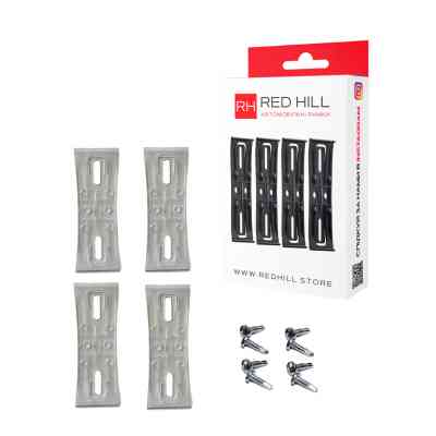 Рамка номерного знака RedHill невидимки прозорі к-т 4шт (24-054-IS) Вінниця