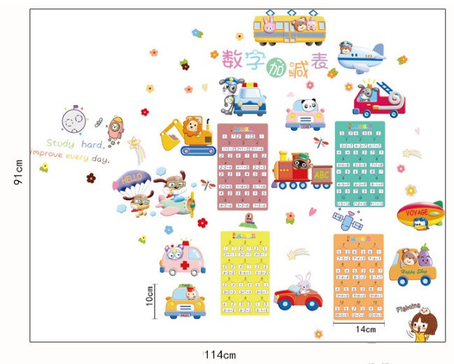Наклейка декоративна дитяча Транспорт Київ - фото 7