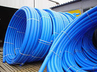 Труба з поліетилену ПЕТ Ворсклапласт (вторинна) д. 25 синя (200) Харків - фото 3