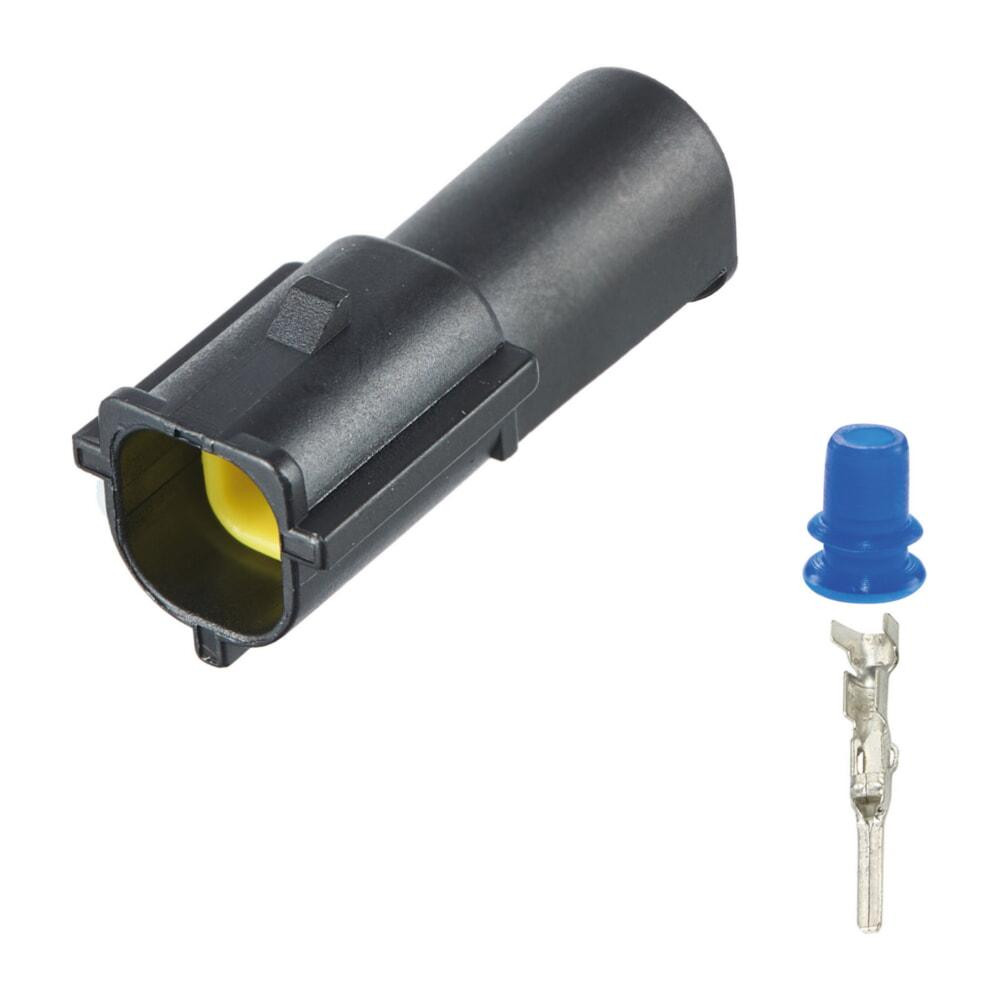 Роз'єм конектор 1-кон., Датчик Кислорода, Датчик Детонации, 174879-2, 174880-7, TE Америка, Daewoo, Ford, Mazda Київ - фото 1