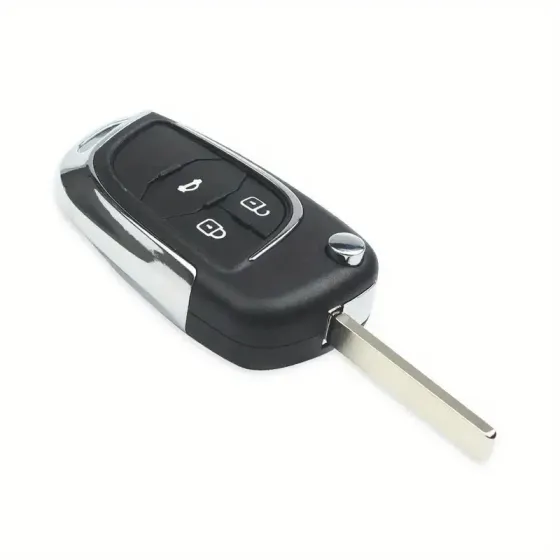 Выкидной ключ Opel Corsa E, корпус под чип, 2 кнопки DKT0269, HU100, новый корпус автоключа Киев
