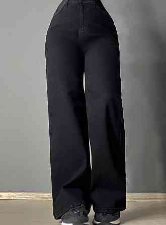 Джинси жіночі Its Basic 2507-1 палаццо стрейчеві з виточками чорні, чорний, 42, 42, 83 см, 112 см Київ