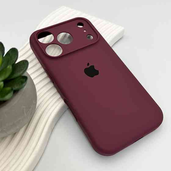 Чохол для смартфона Silicone Full Case AA Camera Protect for Apple iPhone 17 Pro Max 35,Maroon Київ