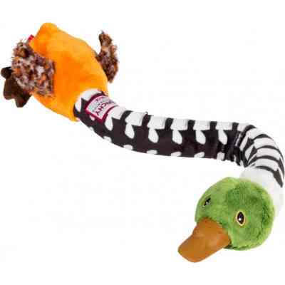Игрушка для собак GiGwi Crunchy Утка с хрустящей шеей и пискавкой 54 см (75025) Винница