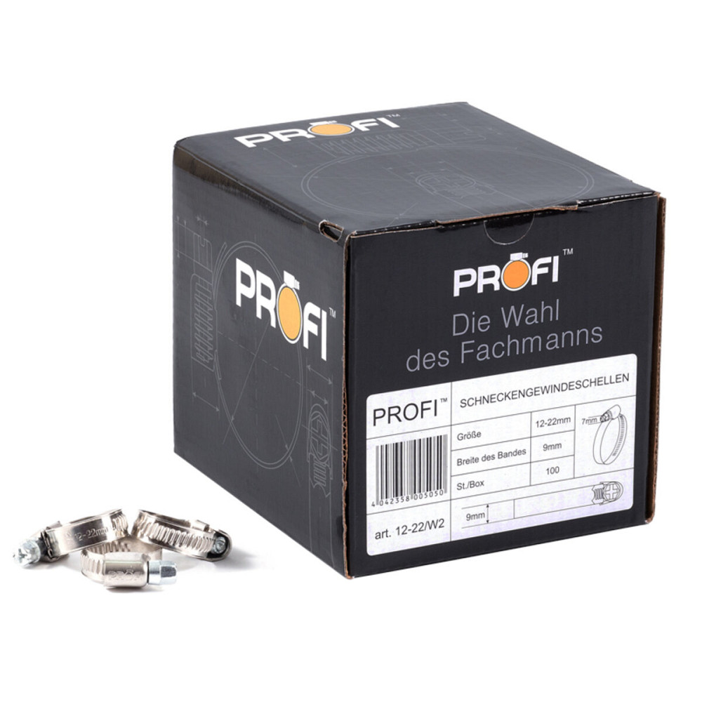 Хомути Profi 12-22/W2, 9мм, 100шт Київ - фото 1
