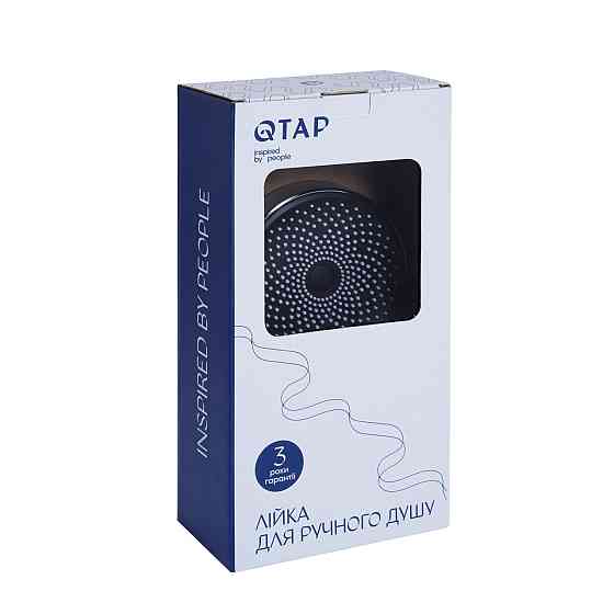 Лійка для ручного душу Qtap Rucni D 130 мм округла QTRUC125CRM45952 Chrome Київ