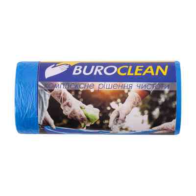 Пакеты для мусора Buroclean EuroStandart синие 35 л 50 шт. (4823078977830) Винница