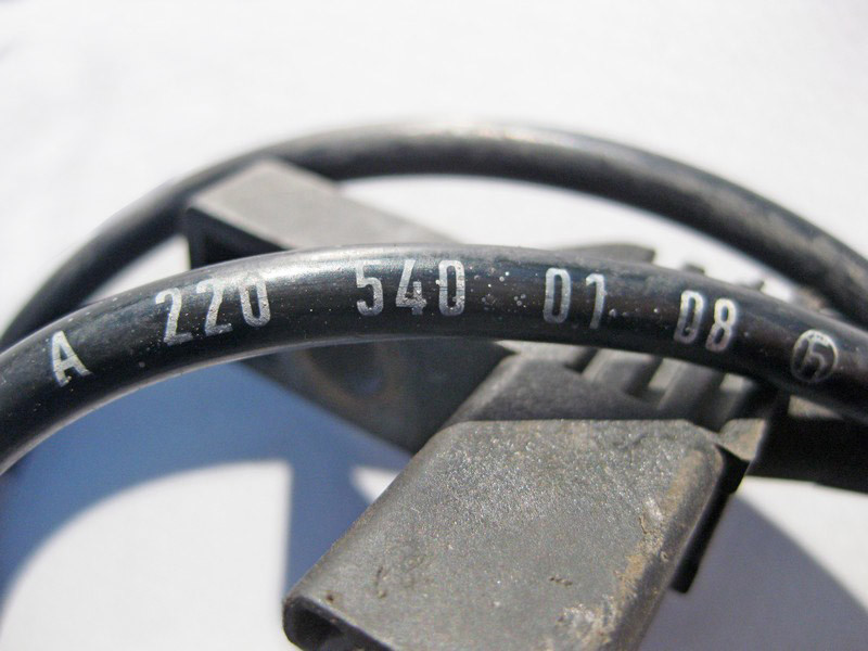 Mercedes-Benz  A2205400108 Електропровід на передній датчик зносу гальмівних колодок S-Class W220 CL215 Одеса - фото 3