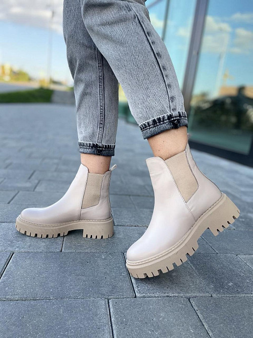 Женские ботинки GREMMY капучино натуральная кожа весна-осень размеры 35-41 (604/1) Коломия - фото 8