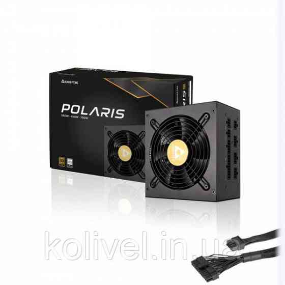 БЖ 550W Chieftec POLARIS PPS-550FC, 120 mm, 80+ GOLD, Cable management, retail (PPS-550FC) Киев