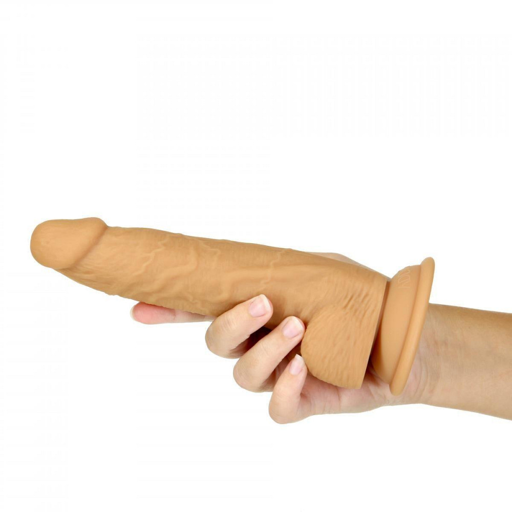 Фалоімітатор Naked Addiction - 8″ Silicone Dual Density Dildo Vanilla, віброкуля в подарунок Sex Aura Київ - фото 3