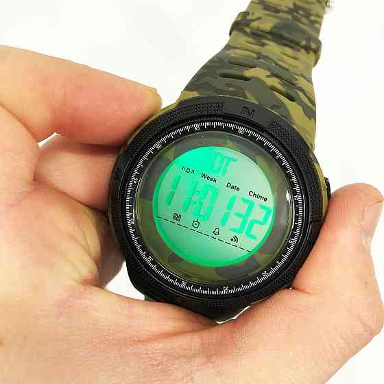 Тактические военные часы для ЗСУ SKMEI 2070CMGN, Специальные часы для армии Наручные армии OB-71 Львов