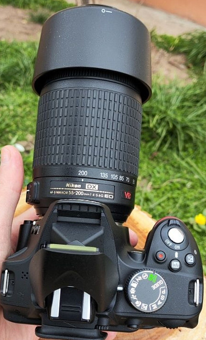 Дзеркальний фотоапарат Nikon D3200+55-200 vr об'єктив Київ - фото 5