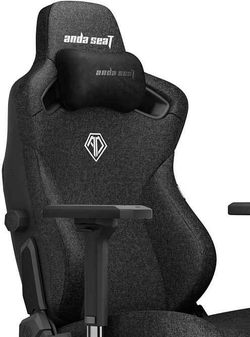 Крісло для геймерів Anda Seat Kaiser 3 Size L Fabric Black (AD12YDC-L-01-B-CF) ( Чорний ) Харків - фото 9