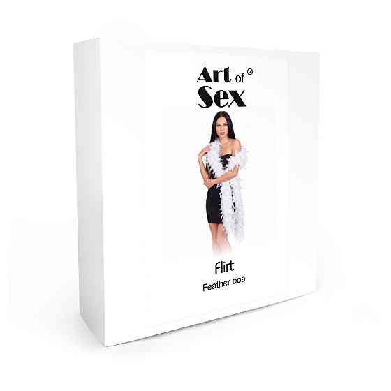Боа з пір’я Art of Sex, довжина 2 метри, колір білий Sex Aura Київ