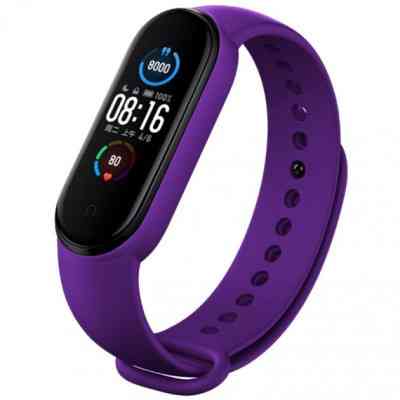 Ремешок для фитнес браслета BeCover Silicone для Xiaomi Mi Smart Band 5/6/7 Dark Purple (707654) Винница