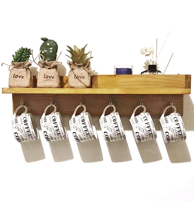 Полиця для чашок "Гловат" сієна Миколаїв - фото 1