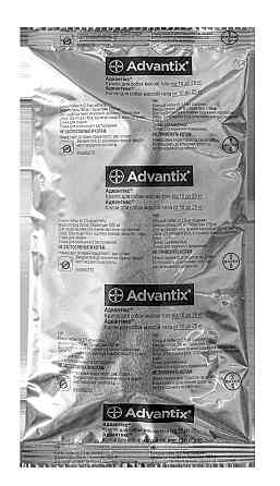 Адвантикс капли для собак весом от 10 до 25 кг (4 пипетки по 2.5 мл) Elanco (срок до 07,2029 г) Винница