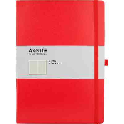 Блокнот Axent Partner Grand, 210х295, 100 л, клет, красный (8203-06-A) Винница
