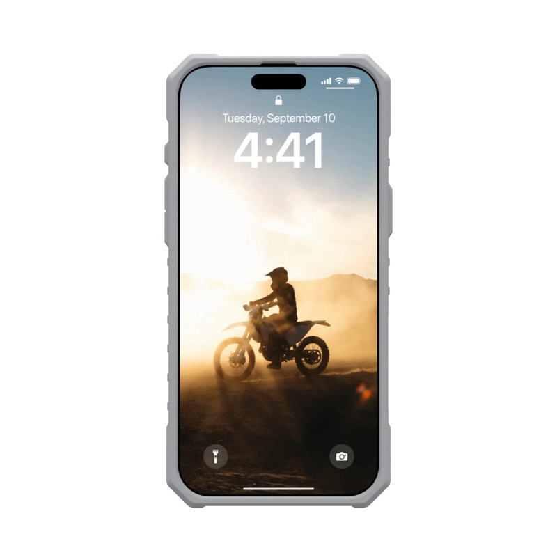 Прозорий чохол UAG Pathfinder для iPhone 16 сірий Київ - фото 2