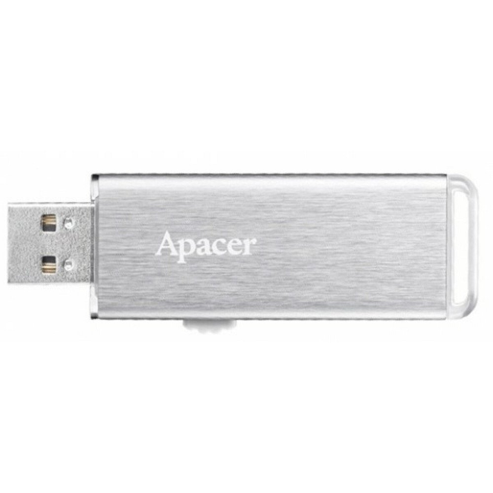 Flash Apacer USB 2.0 AH33A 16Gb Metal silver Київ - фото 2