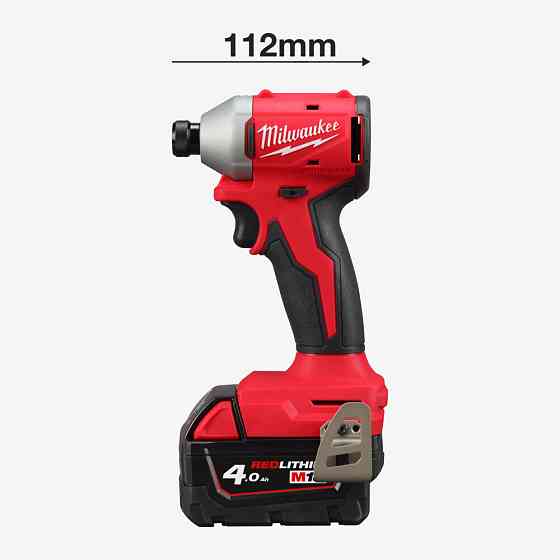 Гвинтокрут акумуляторний 1/4'' HEX MILWAUKEE, M18 BLIDRC-402C Одеса