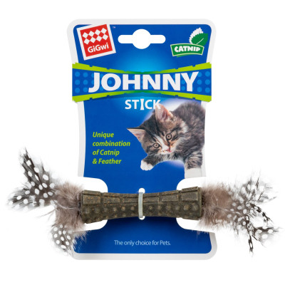 Игрушка для кошек GiGwi Catnip Спрессованная кошачья мята с перьями 8 см (75335) Винница - изображение 2