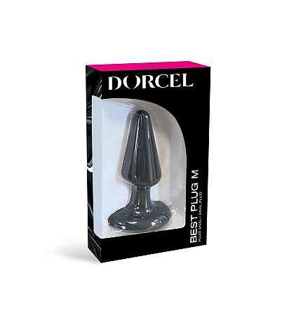 Анальная пробка Dorcel Best Plug M мягкий soft-touch силикон, макс. диаметр 4,1см Sex Aura Киев