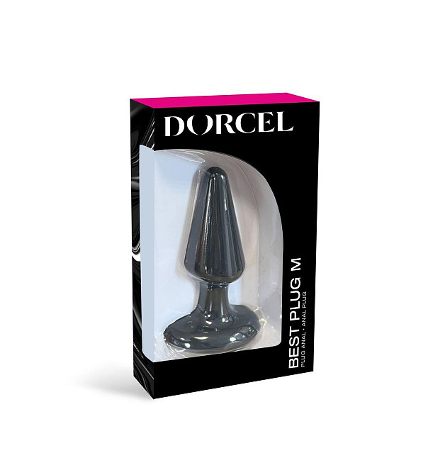 Анальная пробка Dorcel Best Plug M мягкий soft-touch силикон, макс. диаметр 4,1см Sex Aura Киев - изображение 2