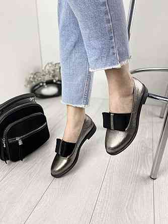 Olli Туфлі жіночі OLLI T-141-10120 графіт (весна-осінь, шкіра натуральна) (3287) 36р.37р.38р. Коломыя