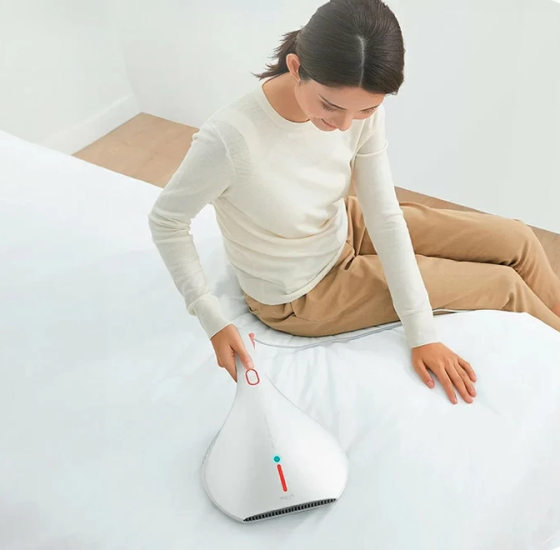 Ручний пилосос Xiaomi DEERMA Mites Vacuum Cleaner White + (перехідник на EU розетку) Київ