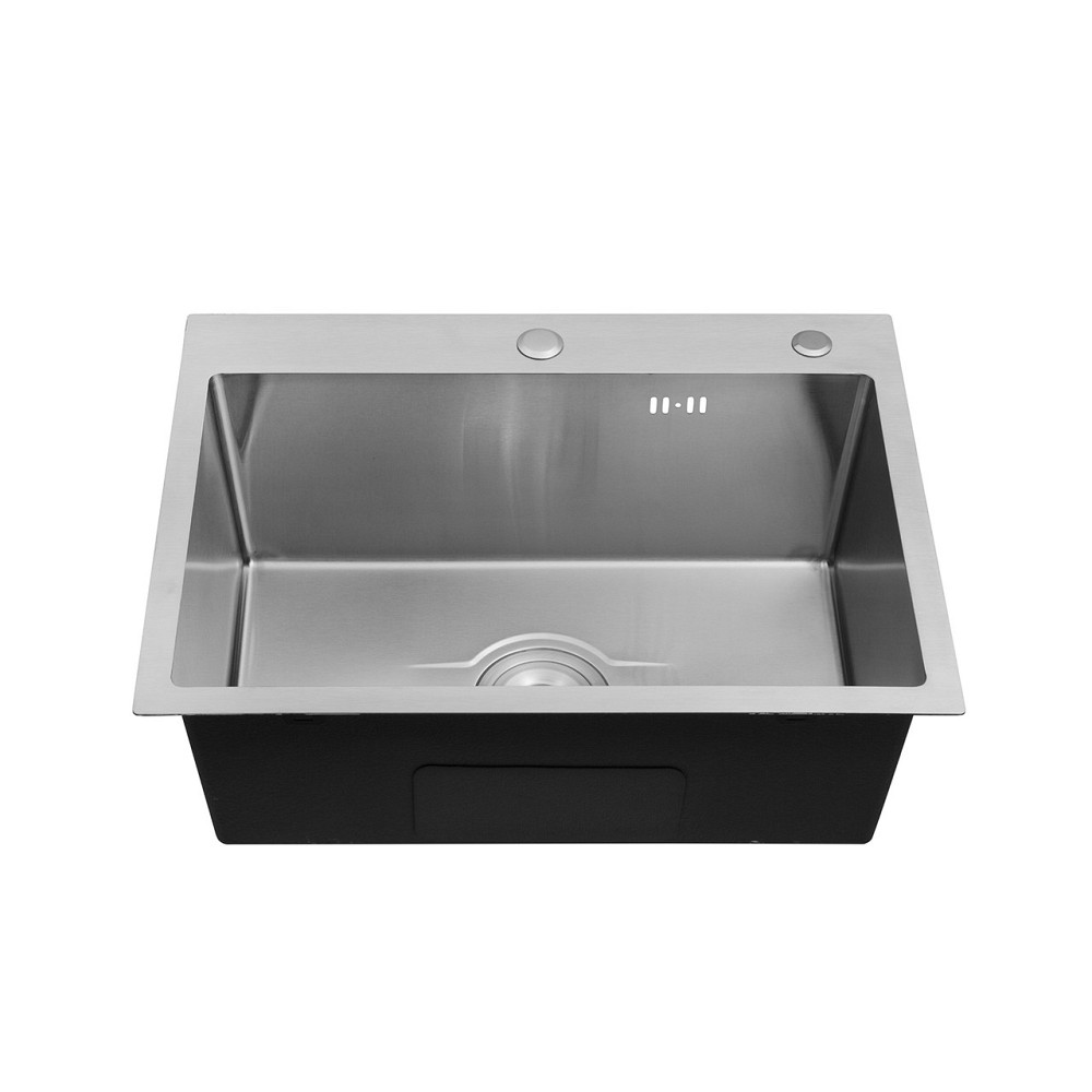 Кухонная мойка с нержавеющей стали Kroner KRP Derby - 58х43 HM Brush (2.5/0.5) Киев - изображение 4