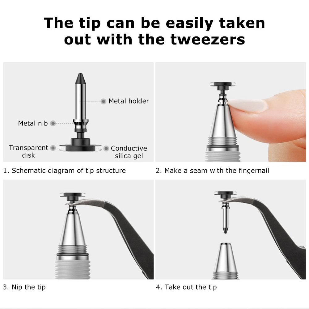 Стилус Baseus Golden Cudgel Capacitive Stylus Pen ACPCL-01 (Черный) Миколаїв - фото 9