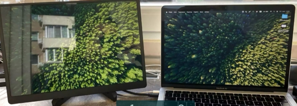 Портативний (Portable) сенсорний IPS Монітор 2К 14 Дюймів 60Hz. Київ - фото 8