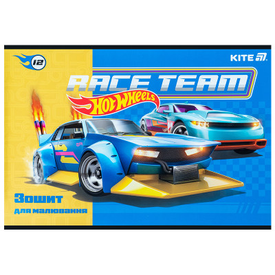 Альбом для малювання Kite Hot Wheels, 12 аркушів (HW25-241) Вінниця - фото 2