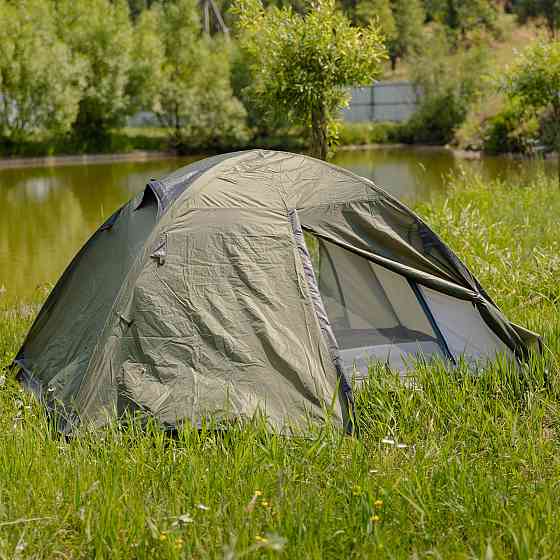 Намет двомісний 210×160×120 (см) кемпінговий туристичний LU-017 Хакі Київ