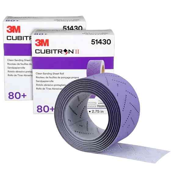 Абразивні перфоровані смужки в рулоні 3M Cubitron II 737U P80 70x65мм 12 м (183±1 відр.), 51430 Киев