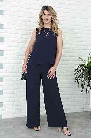 Літній костюм зі штанами палаццо "Stellar" оптом | Батал | Розпродаж моделі Київ