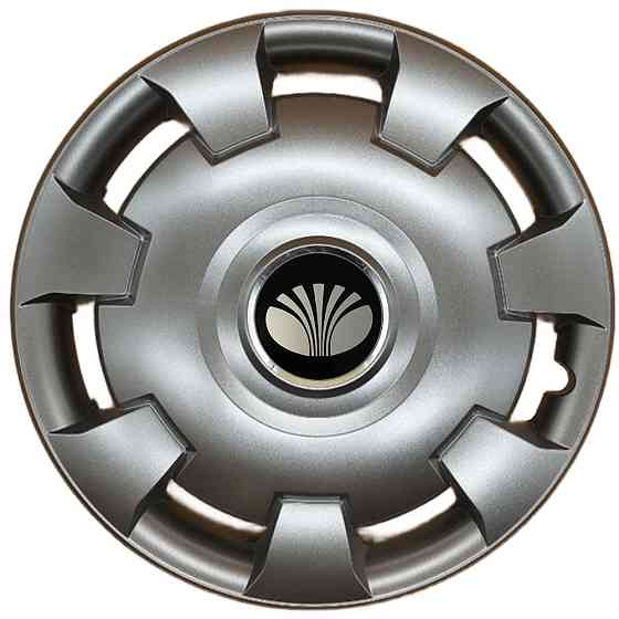 Автомобільні модельні ковпаки R13 Daewoo 111 4шт, SJS, сріблясті Київ