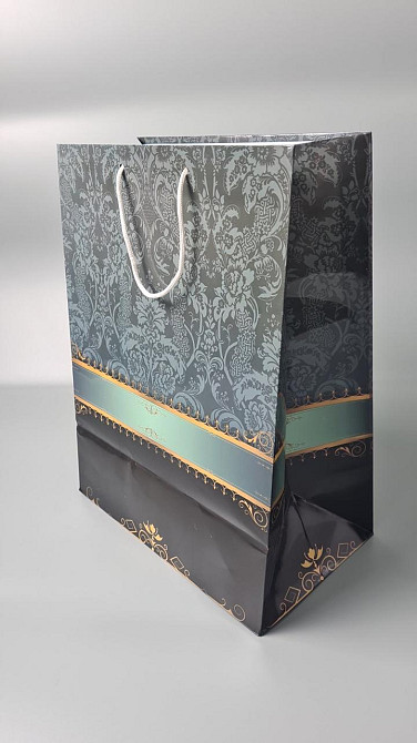 Подарочный  бумажный пакет Гигант (широкое дно )о 30/40/17(артGSD-42) (12 шт) Харьков - изображение 1