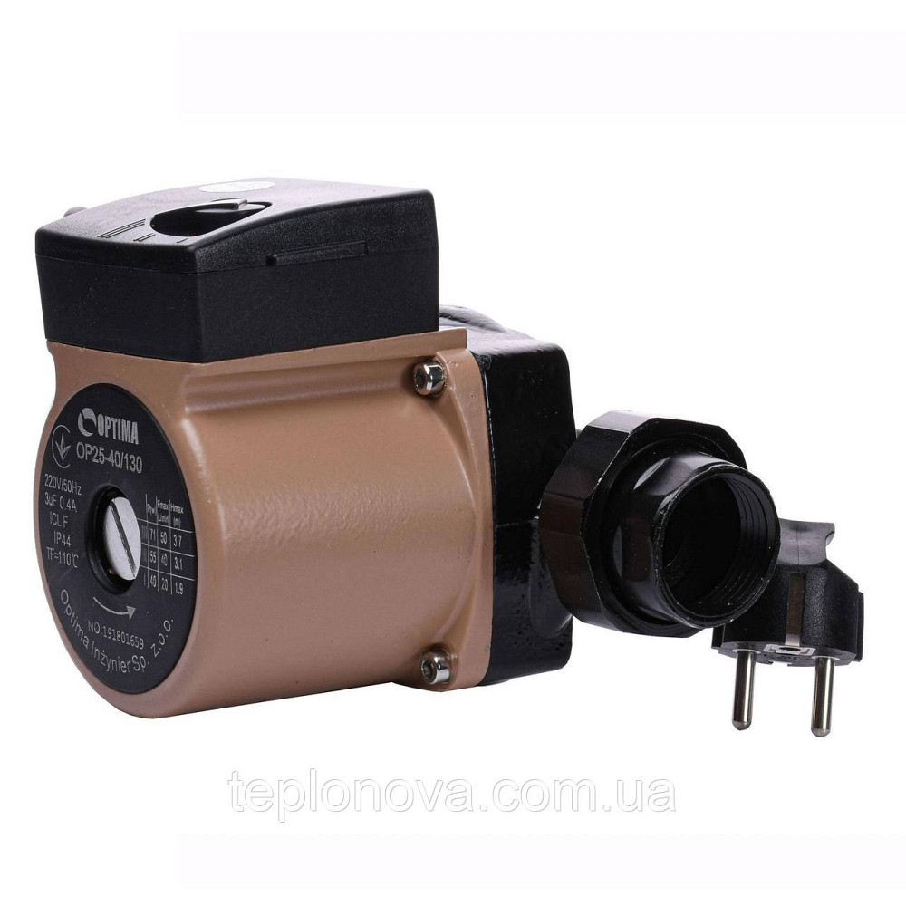 Насос циркуляционный Optima OP25-40 130мм + гайки, + кабель с вилкой! Черновцы - изображение 2