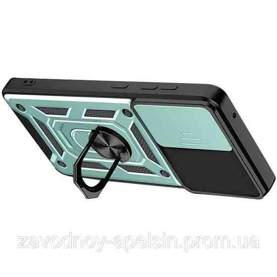 Tecno Spark 20C Чохол протиударний Шторка (зелений) Одеса