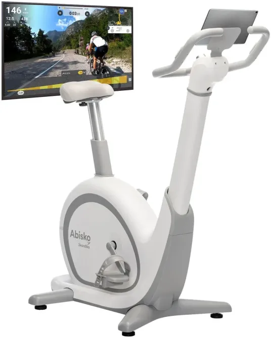 Велотренажер Skandika Stacjonarny Treningowy Abisko Magnetyczny Z Pamięcią Ustawień Pozycji Białe Київ - фото 1