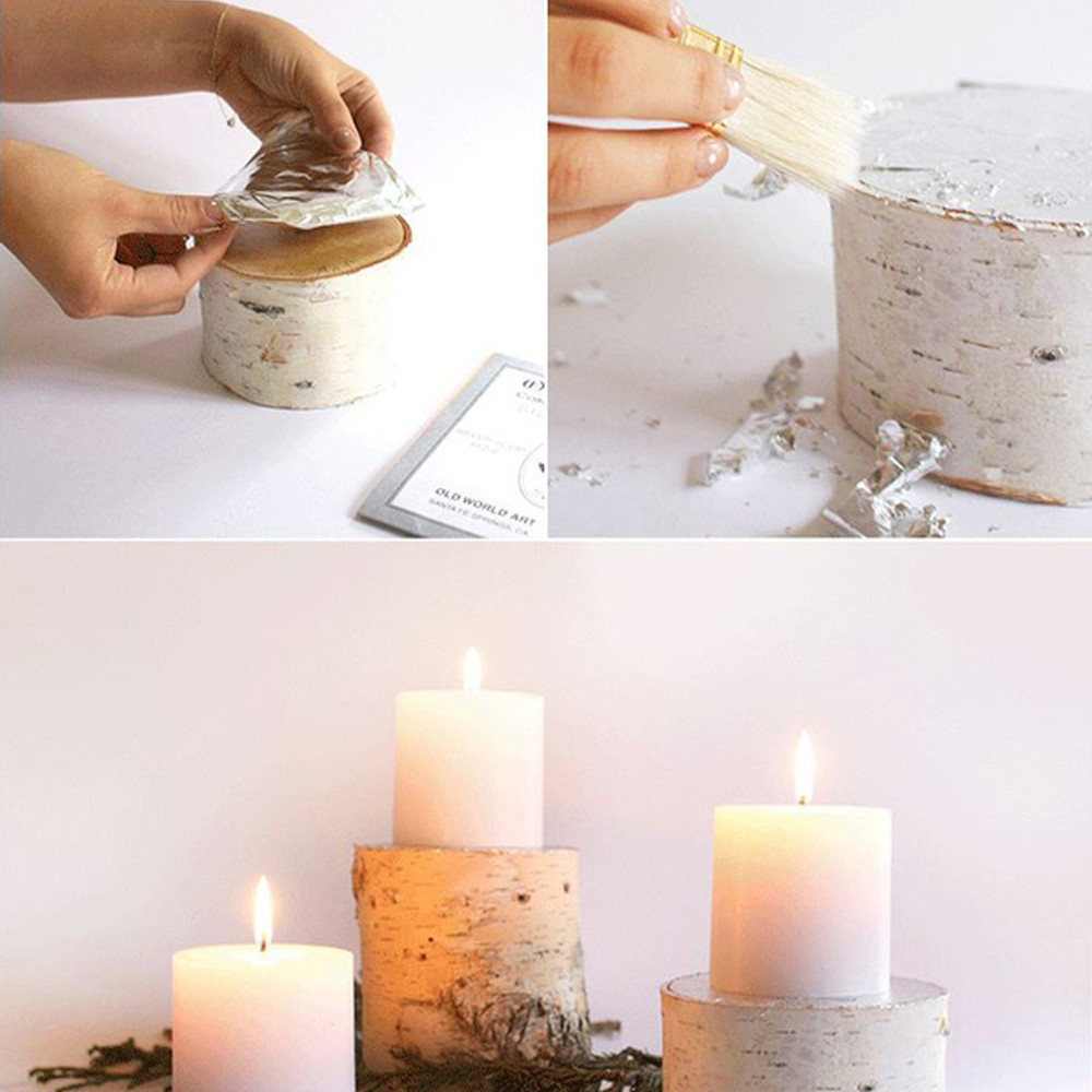 Сусальное серебро для декора и кондитерских изделий, 100 листов Киев - изображение 5