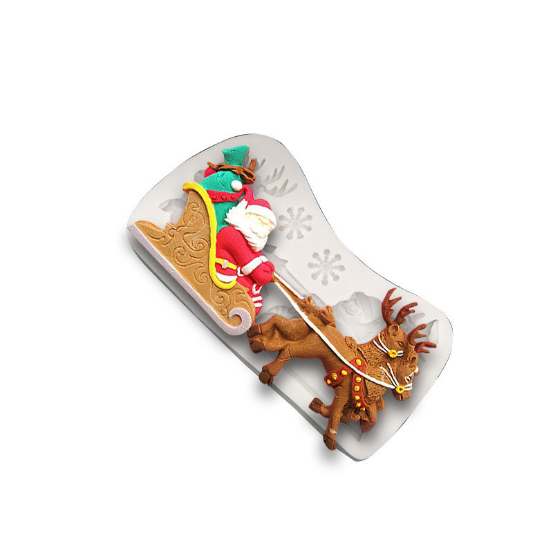 Молд новогодний 122 на 69 мм серый Киев - изображение 6