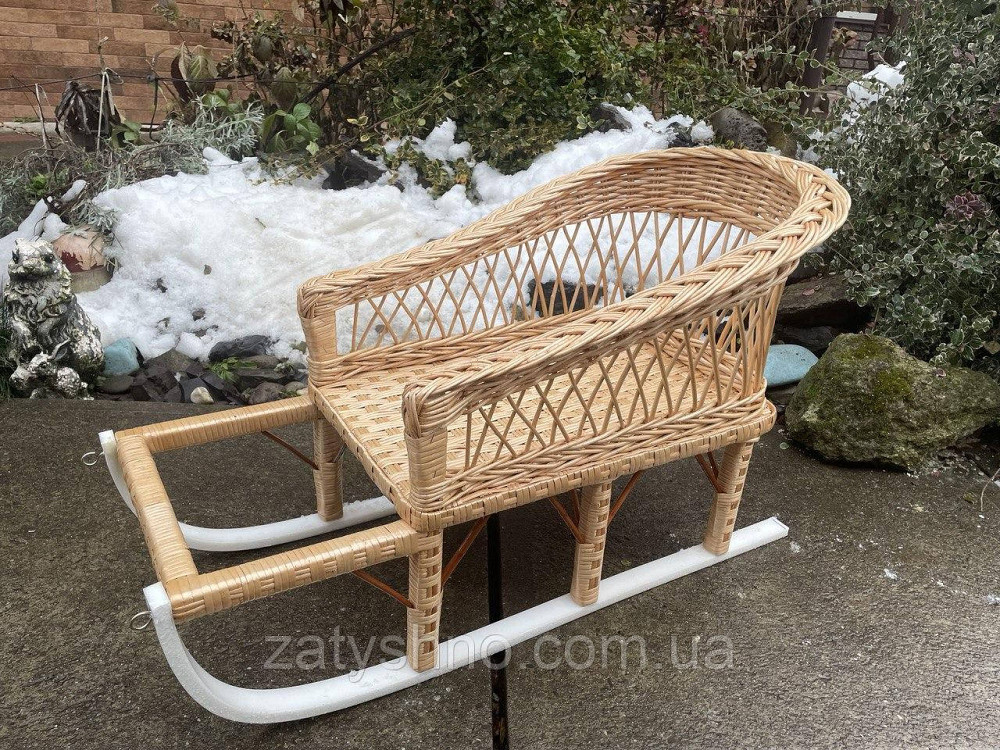Санки  из лозы плетеные Киев - изображение 5