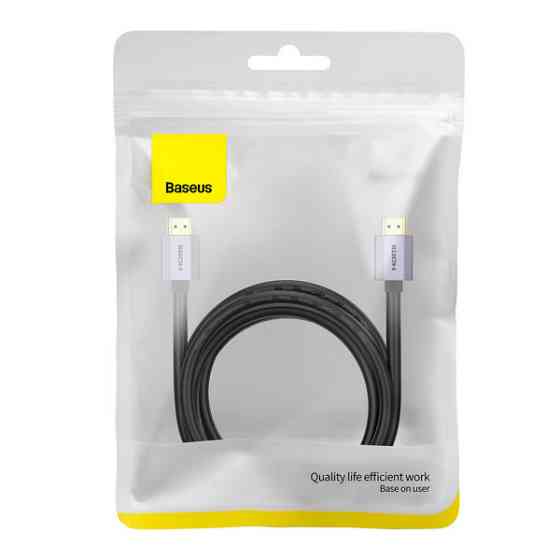 Кабель HDMI M - M, 3m, V2.0 4K, high definition Series Graphene WKGQ020301 Baseus Чорний (WKGQ020301) Київ