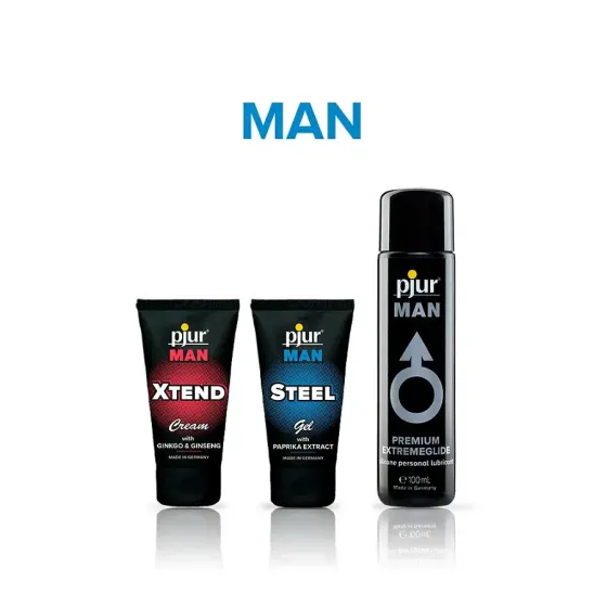 Гель для пеніса стимулювальний pjur MAN Steel Gel 50 ml з екстрактом паприки та ментолом Львів