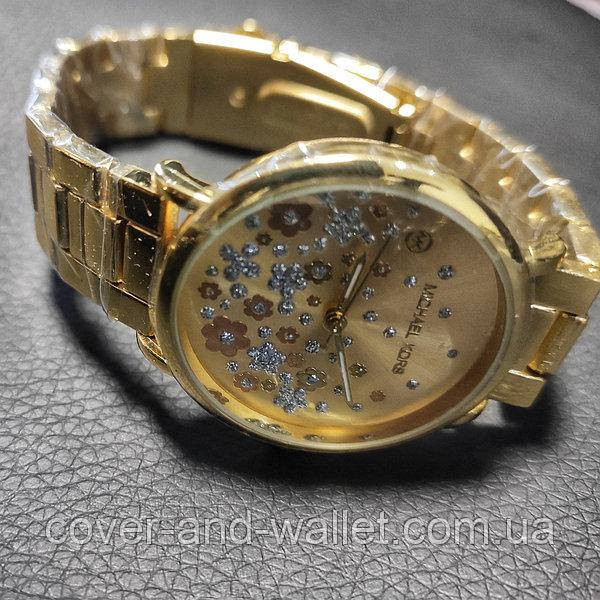 Cтильные женские наручные часы золотистого цвета Киев - изображение 1