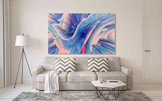 Картина полотно у вітальню / спальню   Абстракція  MLP_271 ( 60х30см ) 80х160см Київ